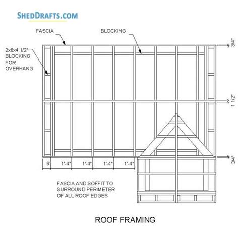 gable playhouse shed plans blueprints  craft timber