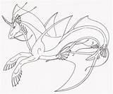 Hippocampus Lineart Shara Moonglow sketch template