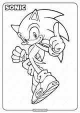 Sonic Coloring Pages Hedgehog Printable Pdf Print Colouring Colors Drawing Animals Cartoon Adventure Colour sketch template