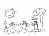 Yoga Coloring Pages Getdrawings sketch template