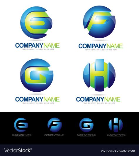 letter logo designs royalty  vector image vectorstock