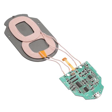 qi fast charging wireless charger pcba circuit board dual  coils diy dc   qi wireless