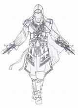 Assassin Creed Coloring Pages Drawing Drawings Ii Lineart Websites Cool Getdrawings Other Ezio Check Color Deviantart Sketch Visit Description Print sketch template