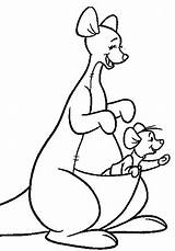 Kanga Roo Coloring Pages Clipart Drawing Colouring Cliparts Library Advertisement Ausmalbilder Use sketch template