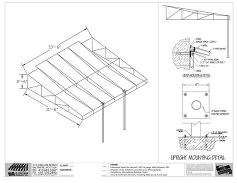 cad drawings gallery  hoffman awning