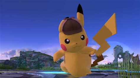 detective pikachu super smash bros for wii u skins pikachu gamebanana
