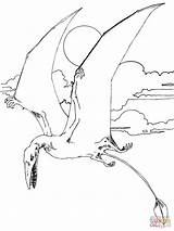 Coloring Jurassic Pages Pterosaurs Pterodactyl Dinosaurs Dinosaur Rhamphorhynchus Flying Pterosaur Drawing Color Print Printable Animals Coloringpagesonly Getdrawings Supercoloring Tarbosaurus Pterodactylus sketch template