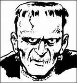 Frankenstein Coloring Halloween Face Pages Scared Sheets Drawing Getdrawings Scary Frankenstien Man sketch template