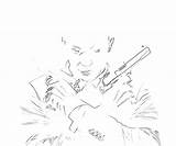 Weapon Agent Absolution Hitman Coloring Pages sketch template