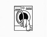 Washing Laundry Dxf Dryer Cut Eps Cricut Thehungryjpeg sketch template