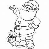 Claus Santa Coloring Drawing Pages Xoaqwepo sketch template