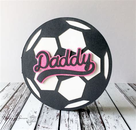 soccer ball fathers day card