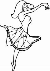 Ballet Bailando Dancer Imprimir Dance sketch template