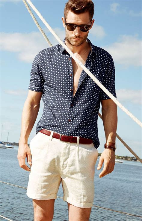 colour outfit sailing outfit men mens clothing casual wear photo