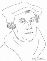 Luther Reformation Ausmalen Reformer Protestant sketch template