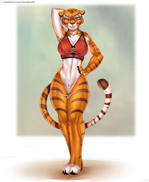 rule 34 1girl 2015 anthro breasts cleavage clothed clothing doomthewolf feline female female