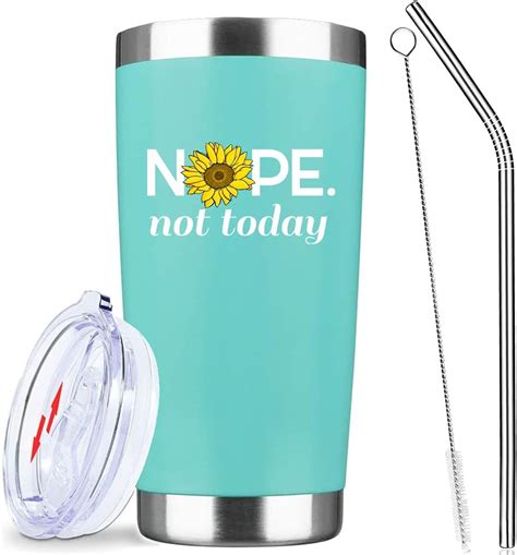 athand nope not today 20 oz insulated tumbler with lid