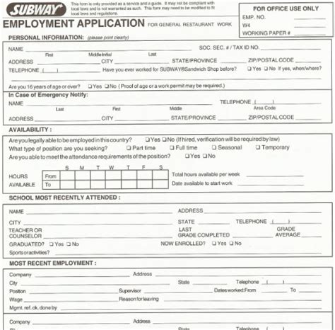 job application forms images  pinterest printable job applications application form