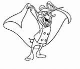Coloring Pages Duck Darkwing Popular Cartoon Coloringhome sketch template