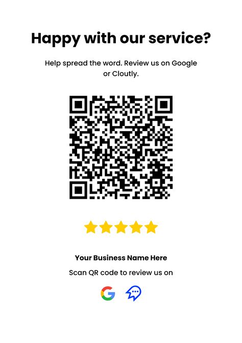 google review qr code generator create