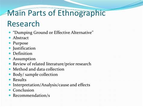 ethnography sample ethnographic essays examples topics titles