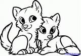 Coloring Wolf Pages Pup Library Clipart Cute Pack sketch template