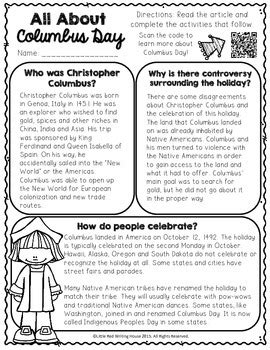 columbus day activities printables   red writing house