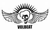 Volbeat Decal sketch template