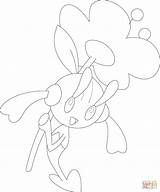 Floette Pokemon Tegninger Flabebe Dibujo Farvelægning Template sketch template