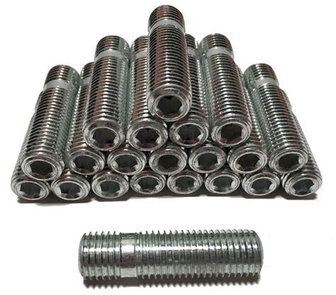 mx alloy wheel studs conversion bolts mm long fits renault