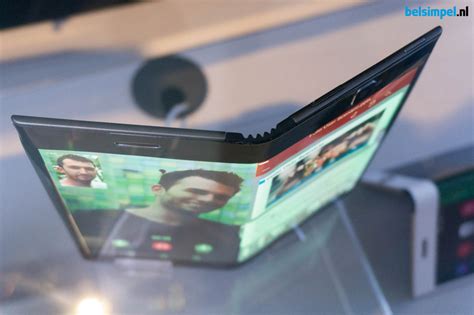 lenovo toont buigbare smartphone en tablet nieuws belsimpel