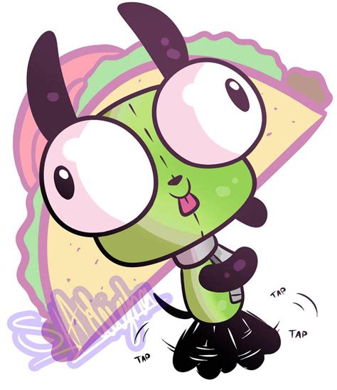 Chibi Gir By Skaleigha Invader Zim Characters Invader