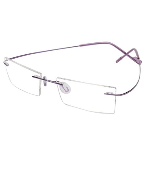 Zeemon Purple Metal Eyeglasses Frame Buy Zeemon Purple