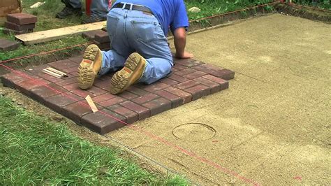 patio laying pavers fast youtube