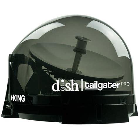 king vq dish tailgater pro fully automatic premium portable satellite tv antenna  rvs