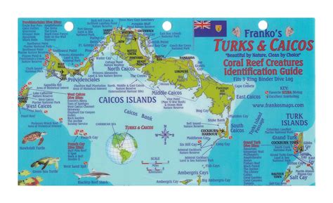 large travel map  turks  caicos islands turks  caicos islands north america