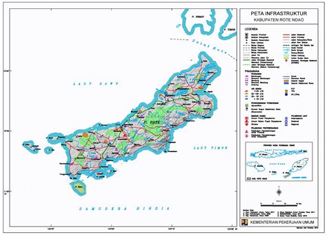 peta kabupaten rote ndao