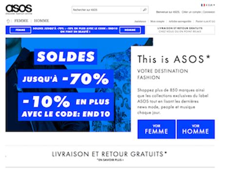 code reduction asos  euros soldes en image