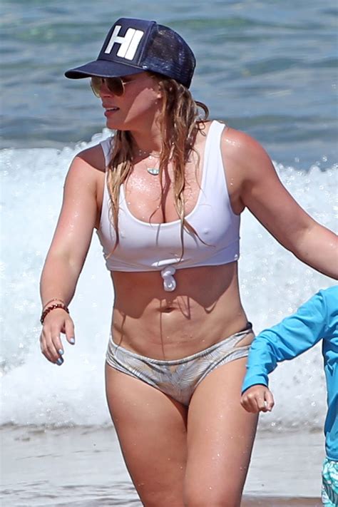 Hilary Duff In Bikini At The Beach In Maui 07 04 2017