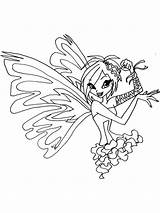 Pages Winx Coloring Tecna Club Girls Recommended sketch template