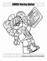 Lego Coloring Pages Harley Quinn Batman Choose Board Colouring sketch template