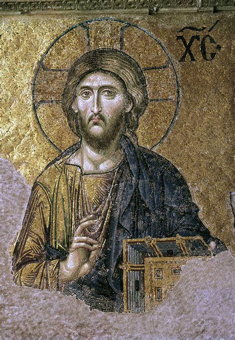 hagia sophia discovery and history deesis mosaic of christ