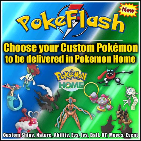 custom pokemon   pokemon home pokeflash