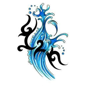 tribal  ocean waves tattoo waves tattoo ocean wave tattoo hope