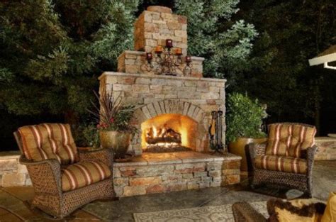 outdoor fireplace designs  diy inspirations   instructions