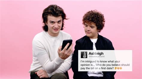 Watch Stranger Things Joe And Gaten Give Advice To Strangers On The