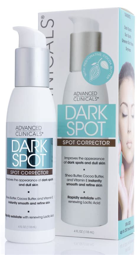 advanced clinicals dark spot corrector cream  fl oz ml