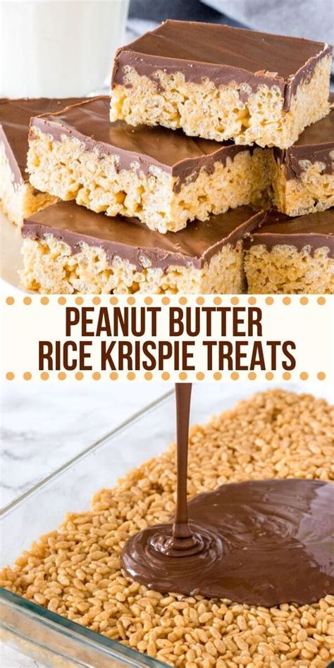 Peanut Butter Rice Krispie Treats Amazing Recipes