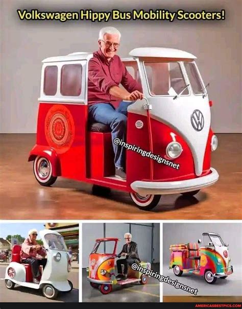 volkswagen hippy bus mobility scooters americas  pics