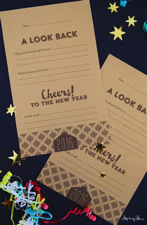 years printable resolution cards